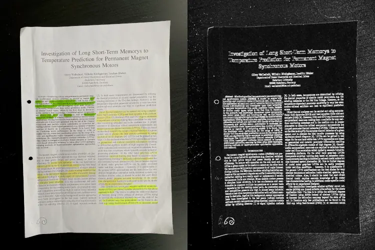 Input image on the left and Sobel edge detection output on the right side